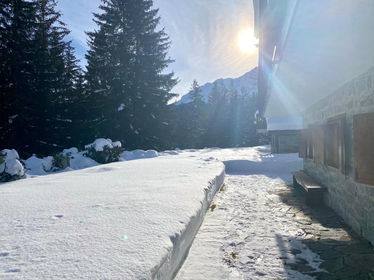 Chalet Wulli In Der Naehe Der Skianlagen Savognin Exterior foto